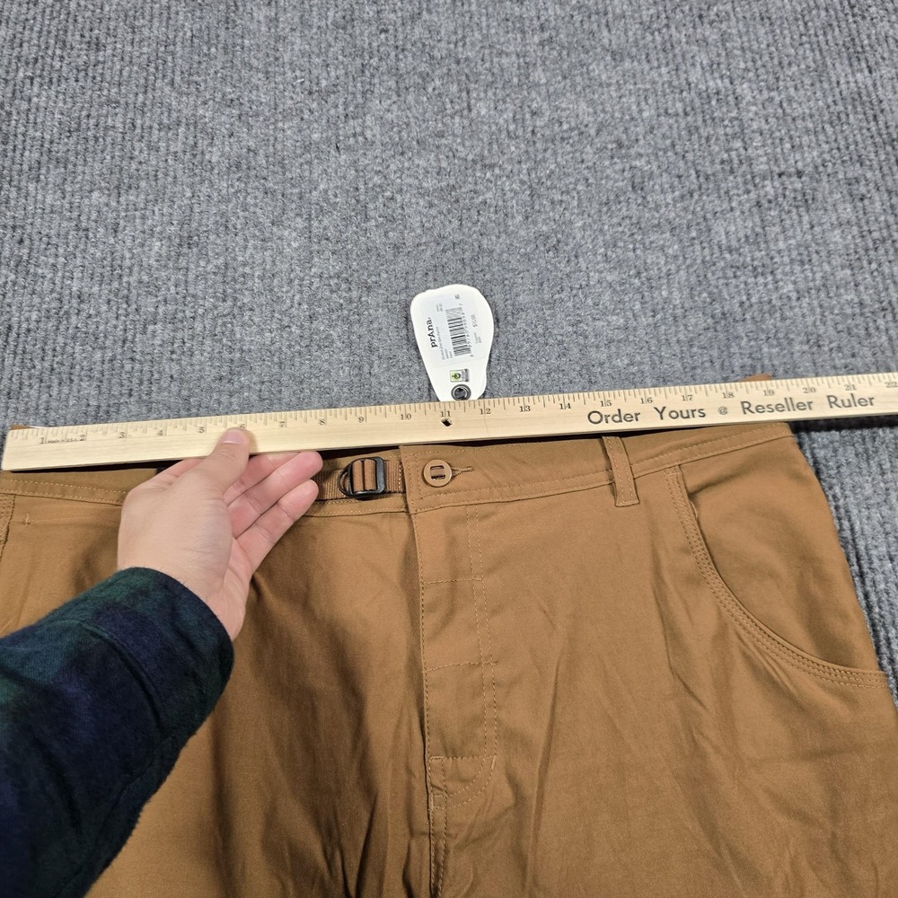 Prana Stretch Zion Slim Pant II Pants Mens 38x32 Sepia Brown Hiking Outdoor - Picture 12 of 16